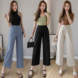 KARAKOREA 626 Basic Linen Highwaist Kulot/Celana Panjang/Kulot Linen Premium/Celana Kantor/Cullote