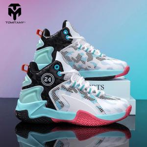 TOMITANY (Free Shipping) New Arrival Basketball shoes Korean kids shoes new sports shoes lightweight and breathable rubber shoes