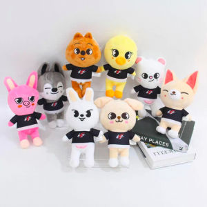 Plush Toys Kawaii Stray Kid Plush Cartoon Stuffed Animal Plushies Doll Cute Companion for Room Decor Adults Fans Gift