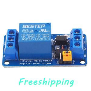baoxue 3.3V 5V 12V 24V 1 Channel Relay Module High and low Level Trigger Relay Board