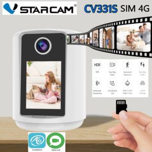 Camera giám sát cuộc gọi video hai chiều CV331S Hình Ảnh Full HD - Hồng Ngoại Xem Trực Tiếp - Xoay 320° - Tích Hợp Đèn