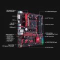 mainboard Asus EX A320M Gaming Motherboard Socket Am4 Ddr4, A320 Chipset Bios Updated for 3rd Gen AMD Ryzen.. 