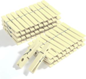 Mr. Pen- Large Wooden Clothes Pins 2.9 Inch 50 Pack