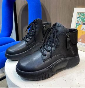 Zipper casual boots High-top trendy sneakers High-top zipper sneakers High-top zipper fashion boots High-top versatile boots