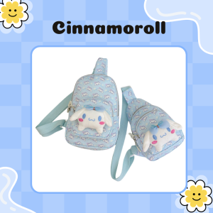 Sanrio Cartoon Kuromi Kitty Melody Crossbody Chest Shoulder Versatile Kids Travel Backpack Bag