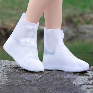  Meroca Waterproof Shoe Cover Rain Shoes Cover Waterproof Men Shoe Cover Rainy Days Silicone Rain Boots Rubber Shoe Protector Rain Boot Waterproof And Anti Slip Mens And Womens Thickened Rain Shoe Cover Boots For Raining Season