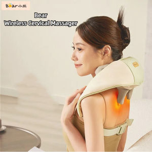 Bear Cervical Spine Massager Wireless Portable Shoulder Neck Massager Slanted Muscle Massager Hot Compress Massage Shawl