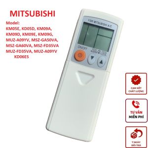 Remote điều khiển điều hoà Mitsubishi máy lạnh Inverter các dòng KM05E KD05D KM09A KM09D KM09E KM09G MUZ-A09YV MSZ-GA50VA MSZ-GA60VA MSZ-FD35VA MUZ-FD35VA MUZ-A09YV KD06ES