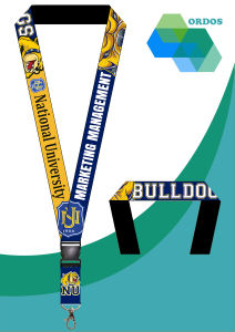 NATIONAL UNIVERSITY ID LACE / LANYARD NU