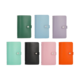 50 Pocket Album Banknotes Holder 7x4.5In Paper Money Sleeves Storage Book for Money Documents Collection