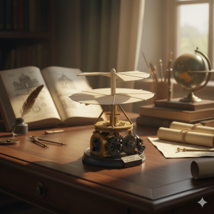 Academy Da Vinci Series: Helicopter Model Kit STEM Educational Toy