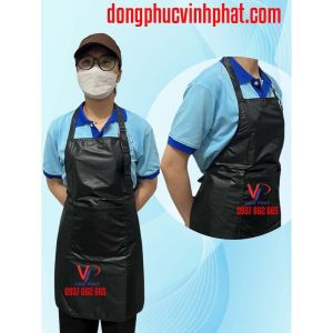 Tạp Dề Dài Vải Dù Cao Cấp Đủ Màu Nam Nữ Phục Vụ Cafe Nhà Hàng Bền Đẹp Chống Thấm Nước - Hình Thật