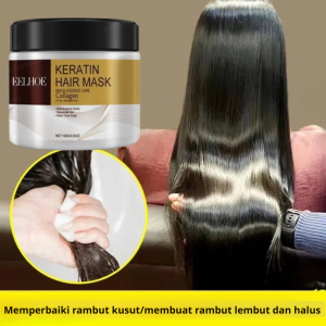 【Kirim dalam 24 jam】Hair Mask Masker Rambut Keratin Smoothing 100g Perawatan Rambut Kering Masker Rambut Hair Mask Keratin Essence Repair Collagen
