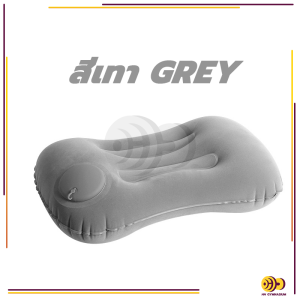 หมอนเป่าลม หมอนหนุนเป่าลมพกพา เบามาก จัดเก็บง่าย ขนาดพกพา 43x28x12cm หมอนเป่าลม ใบใหญ่ เหมาะสำหรับสำนักงาน การท่องเที่ยว