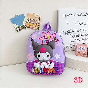 3D EVA Hard Shell Cartoon Backpack Cute Kuromi School bag Children shoulder bag Kindergarten Backpack