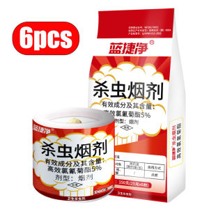 🔥 6pcs Japan Import Powerful Smoke Insecticide Herb Repellent Insecticide Cockroach Flea Mosquito Fumigant