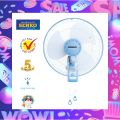 [FREESHIPMAX] Senko TC1686 Double Line Wall Mounted Electric Fan - Genuine (Random Color Matching). 