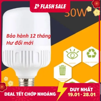 Bộ 3 bóng đèn Led trụ 30W siêu sáng tiết kiệm điện-Bảo hành: 12 tháng