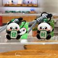 VBNFH Cartoon Panda Keyboard Keychain Good Luck Charm Fingertip Button Key Ring Hanging Accessory Animal Mahjong Panda Pendant Finger Toys. 
