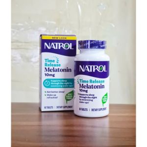 Hỗ Trợ Mất Ngủ Giúp Ngủ Ngon Melatonin 10 mg chai 60 viên hãng Natrol từ mỹ - SẢN PHẨM RẤT TỐT SỬ DỤNG CỰC THÍCH SHOP CHỌN LỌC ĐƯỢC ƯA CHUỘNG TRÊN THỊ TRƯỜNG KHÁCH YÊU CÓ THỂ TRẢI NGHIỆM VÀ PHẢN HỒI CHO SHOP