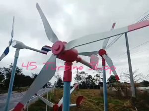 กังหันลมแต่งบ้านและสวน รุ่นBt-28 วัสดุคงทนสีสันสวยงาม