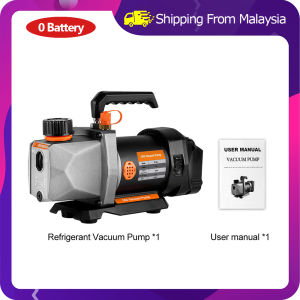 💥3 Days Delivery💥7CFM 1/2HP Cordless Vacuum Pump 5PA 1/4 Air Inlet Refrigerator Air Conditioning Vacuum Pump Automotive Air Conditioning Refrigeration Repair Tools For Makita 18v Battery
