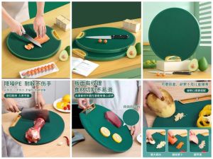 Talenan Bulat Potong Buah Sayur Extra Tebal Anti Jamur Premium