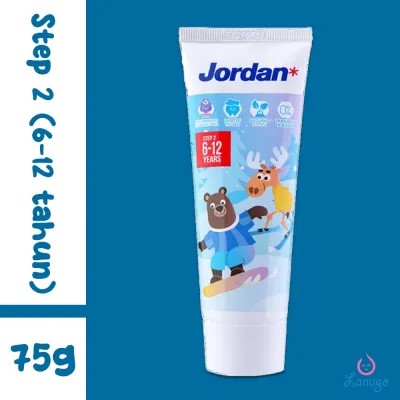 JORDAN TOOTHPASTE PASTA GIGI ODOL ANAK STEP 1 STEP 2 75GR