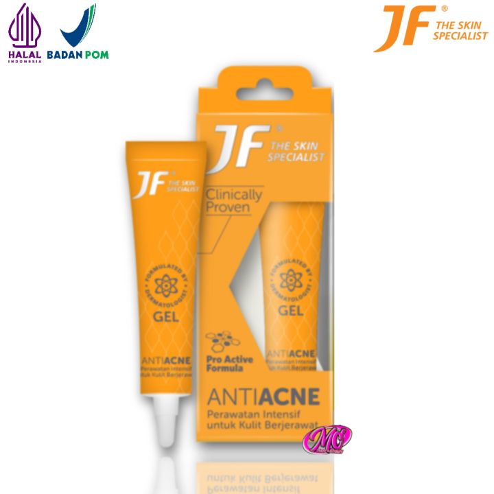JF Sulfur GEL Anti Acne - 10ml (Perawatan Wajah Berjerawat & Bruntusan)