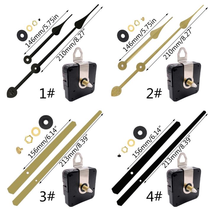 Clock Movement with Clock Hands Silent Quartz Clock Motor Kit DIY air ...