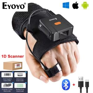 【🔥Fast scanning🔥】[🚚Local stocks🚚]Eyoyo Wearable Glove 1D Bluetooth Barcode Scanner Laser Finger Trigger Wireless Inventory Bar Codes Reader Works With Phones PC
