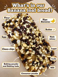 Moist Banana Loaf Bread