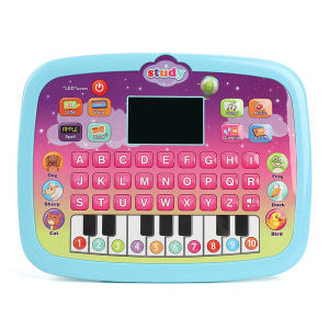 Kids Educational Learning Laptop with LED Screen Tablet Computer Toys Alphabet Keyboard Songs Piano Toy Tablet Mainan Bayi