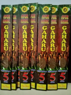 Dupa Harum Ayur Herbal Aroma Gaharu Menyala 5 Jam Putri Bulan