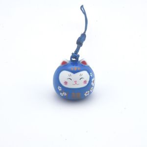 RERAT Cute Fortune Wealth Phone Pendant Keyring Bag Pendant Cartoon Phone Charm Maneki Neko Mobile Phone Strap Japanese Lucky Cat Keychain