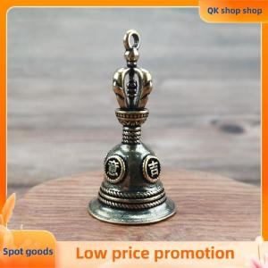 ✨QK shop✨ Brass Handicraft Magic Bell Wind Bell Tibetan Bronze Bell Pendant DIY Key Chain