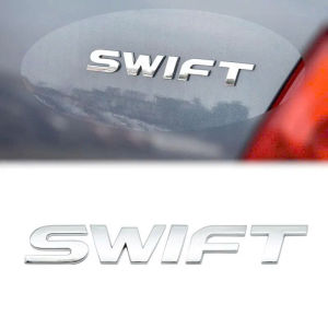 Chữ Nổi Swift Dán Sau Xe Suzuki Swift 2010 2011 2012 2013 2014 2015 2016 2017 2018 ( chữ innox )