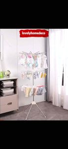 3 Tier Stainless Steel Foldable Drying Rack Ampaian Foldable Wardrobe Clothes Towel Hanger Rak Penyidai 晾衣架