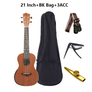 Acouway Ukulele ukelele 21" 24" 26" electric Concert/soprano/tenor ukulele sapele wood Small Guitar