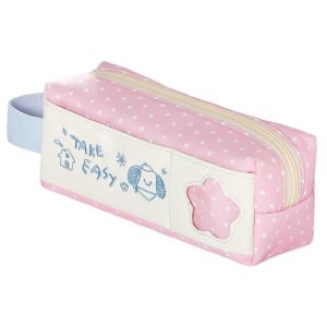 BNU0349 Y2k Print Star Dots Pencil Case Plaid Korean Style Cloth Stationery Bag Fashion Storage Grids Pen Bag Stationery Supplies