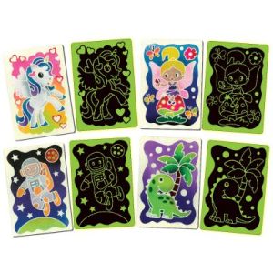Glow-In-The-Dark Sand Art Display Stand Kit (Kids crafts)