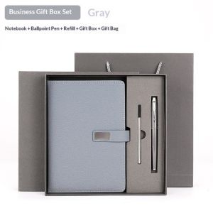 Luxury Office Writing Set | Elegant Notepad + Ballpoint Pen & Refills | Executive Gift Box/Corporate Gift/Set Hadiah 礼品盒