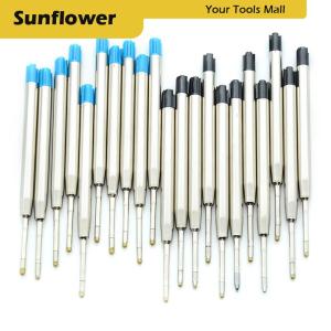 🎀🎁【Special price】Sun 10ชิ้นปากกาหมึกสีน้ำเงินขนาดมาตรฐาน1.0มม. ปากกาลูกลื่นหัวปากกาขนาดกลาง