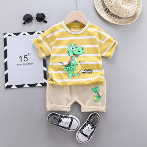 Setelan Bayi Anak Laki Laki Import Premium Korea Motif Dinosaurus 1 - 4 TAHUN Setelan Jumpsuit B 06