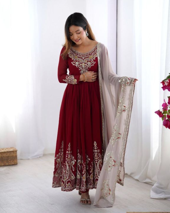 anarkali%20kurti%20with%20duppata%20-%20Image%204