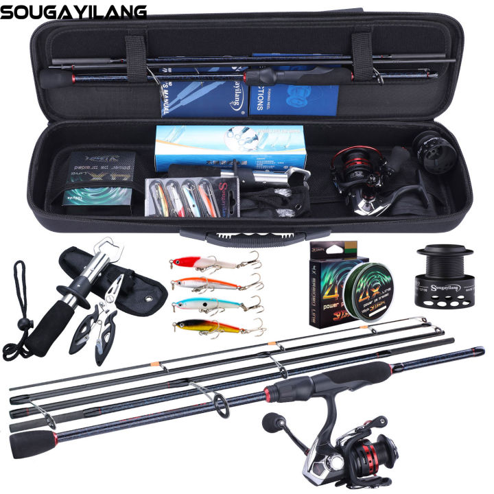 Spinning Fishing Rod Reel Combos 1.98m/2.1m/2.4m Fishing Rod with