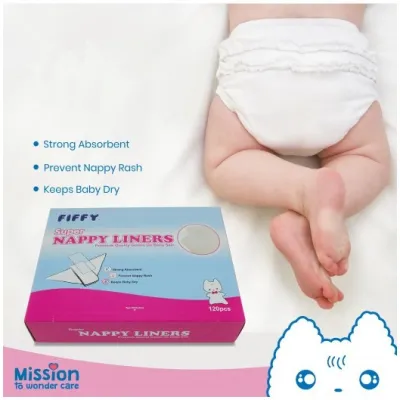 FIFFY SUPER NAPPY LINERS (120 S) 120 keping