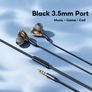 In-Ear Wired Headphones HiFi Music Earbud Earphone Type-C 3.5mm With Mic For Android IOS Xiaomi Tablet Laptops