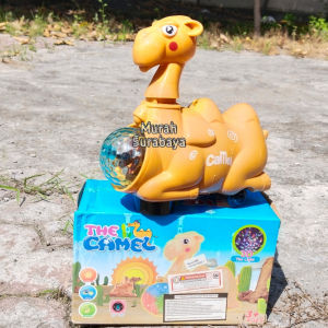 Mainan Robot Unta Camel Bisa Jalan Ada Lampu Disco 009 1 | Mainan Binatang Unta Mainan Anak Edukasi Bersuara Musik Bump And Go | Mainan Terbaru Kemasan Dus Bahan Plastik | Mainan Edukatif Cewe Cowok Menggunakan Baterai