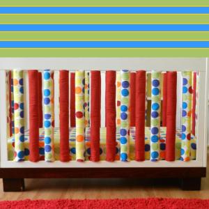 Wonder Bumpers - Rainbow Love Minky Reversible 2pc Pack
